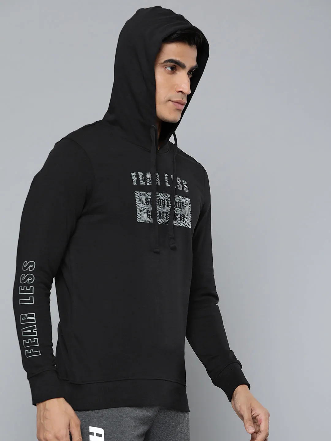 Alcis Men Black Printed Sweatshirts