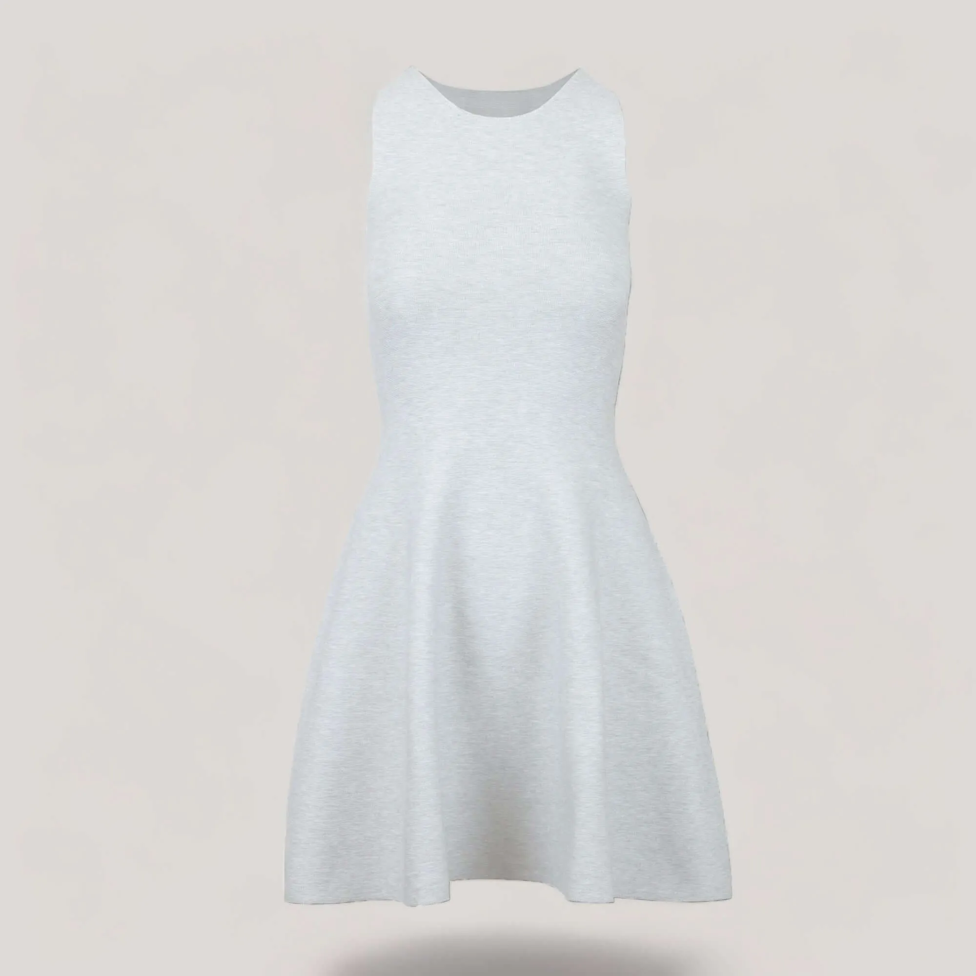 ANNA | Sleeveless Flared Knit Dress