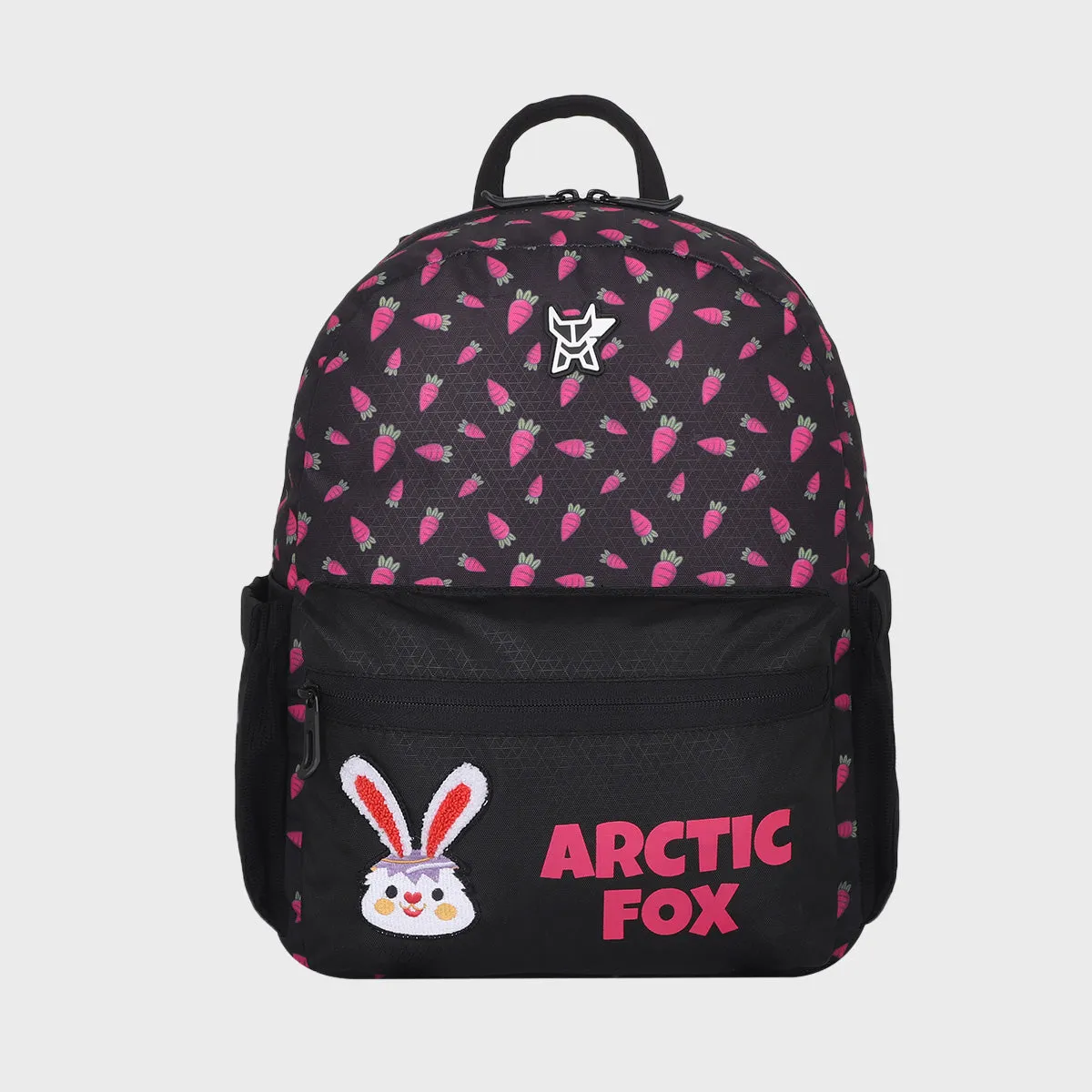 Arctic Fox Bunny Pink School Backpack for Boys and Girls