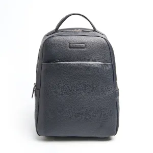 BACKPACK IN BLUE LEATHER