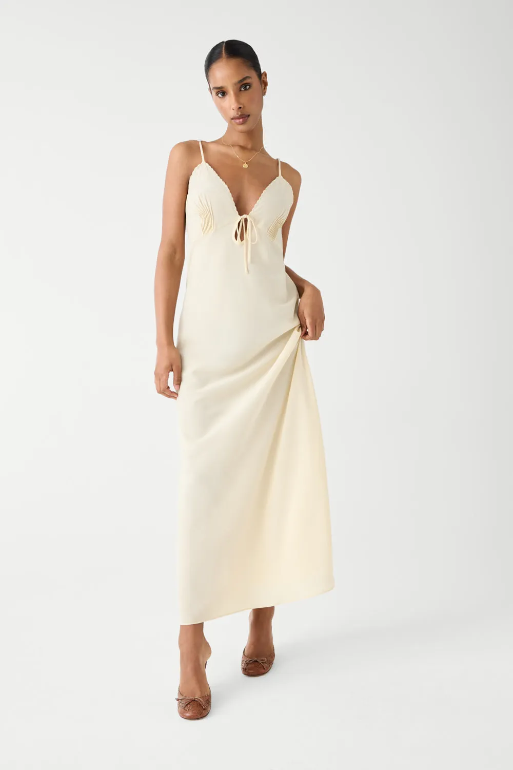 Beauty Maxi Dress - Macadamia