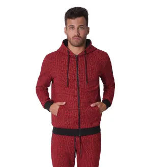 Bertigo Athletic Wear | Perth Abstract Red Hoodie