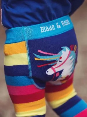 Blade and Rose Carnival Horse Leggings 彩色小馬彈力嬰兒屁屁褲