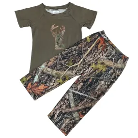 Boys Camo Deer Western Outfit to size 14/16 Kids