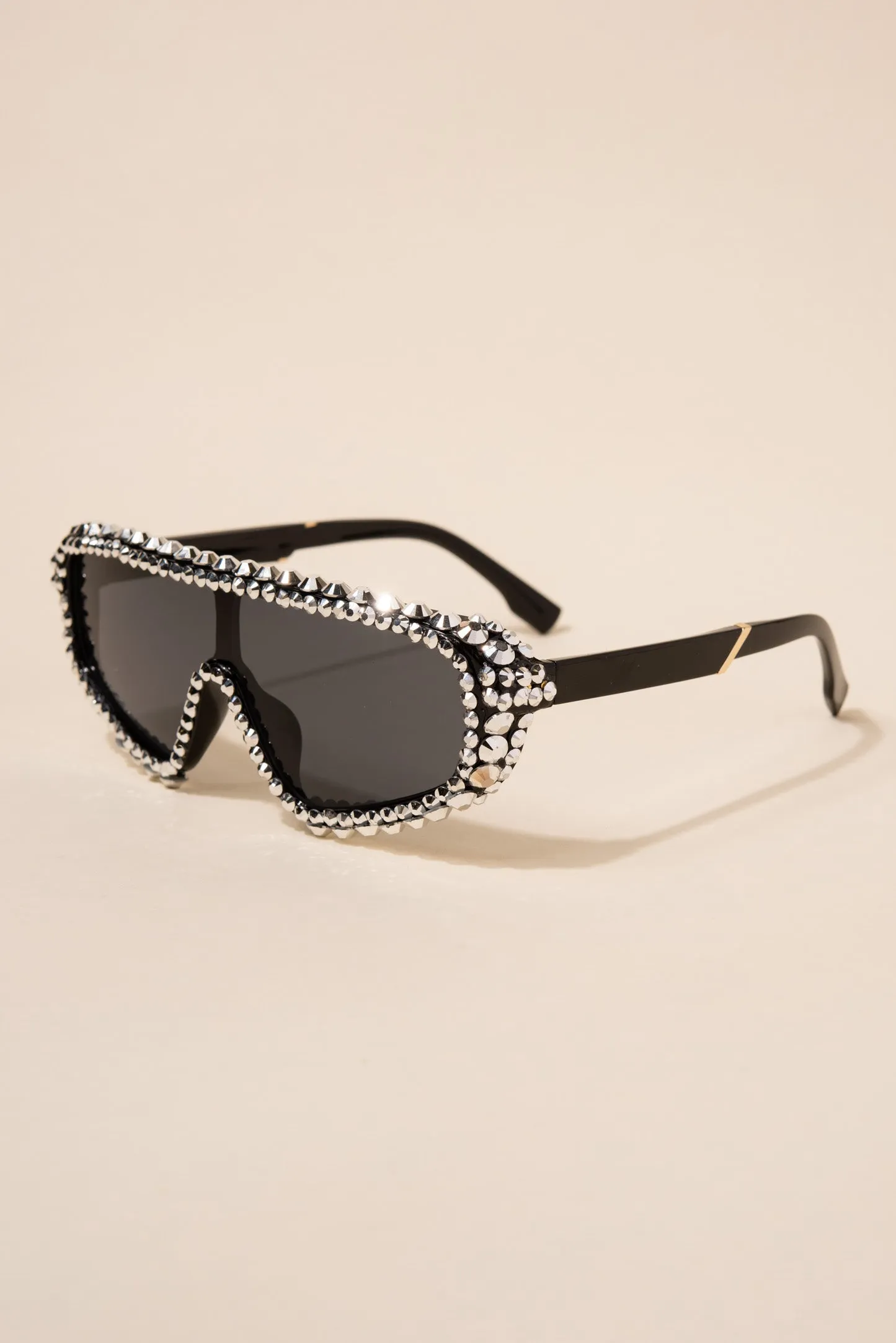 Carmen Sports Style Rhinestone Sunglasses