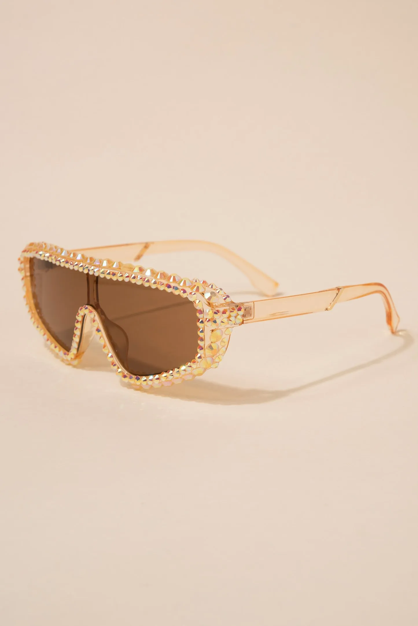 Carmen Sports Style Rhinestone Sunglasses