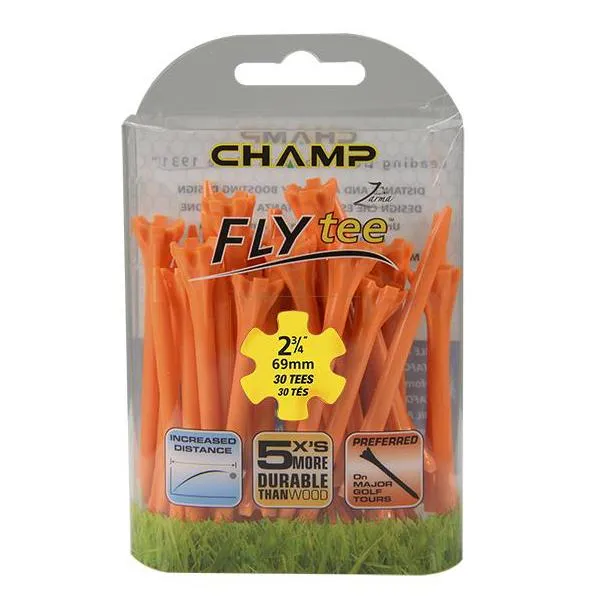 Champ Fly Tees 2.75 Plastic Golf Tees