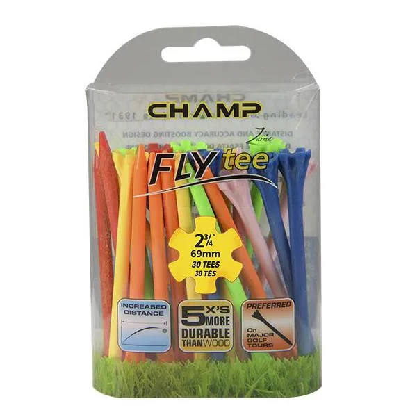 Champ Fly Tees 2.75 Plastic Golf Tees