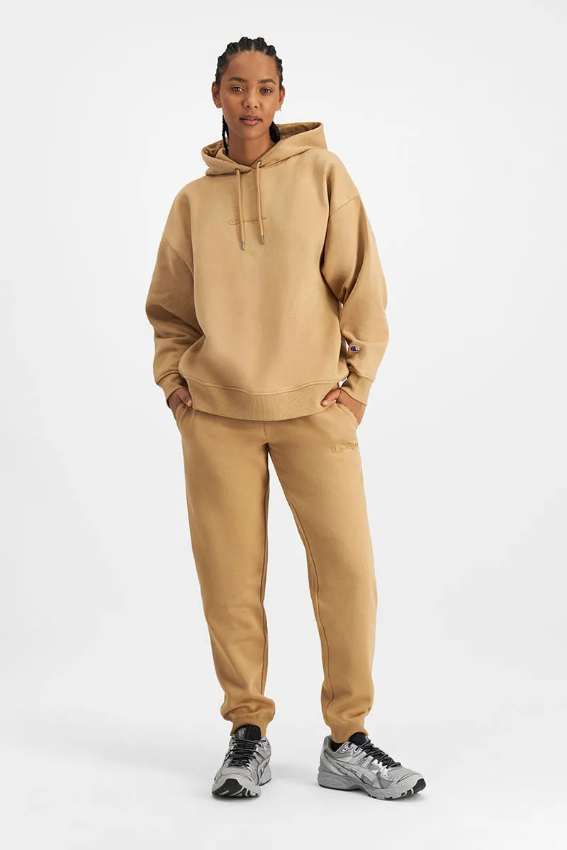 CHAMPION WOMEN'S SCRIPT OS SAND HOODIE