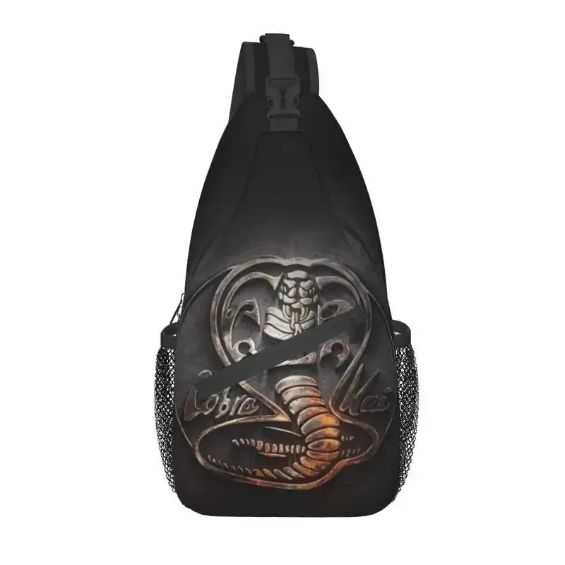 Cobra Kai Sling Crossbody Backpack Men Custom The Karate Kid Shoulder Chest Bag for Traveling Daypack