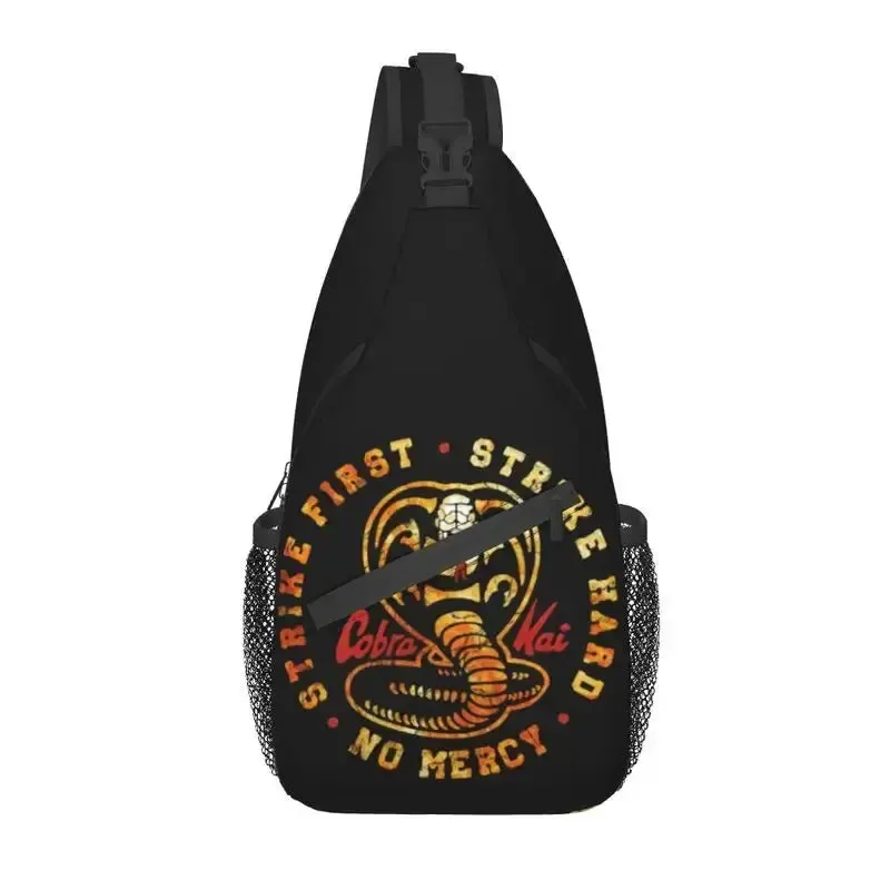 Cobra Kai Sling Crossbody Backpack Men Custom The Karate Kid Shoulder Chest Bag for Traveling Daypack