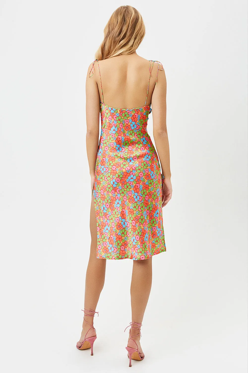 Doll Face Silk Dress - Groovy