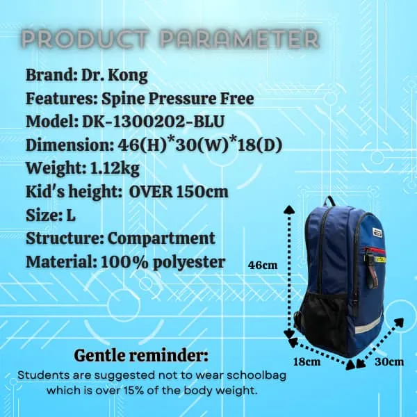 DR.KONG BACKPACKS L SIZE DK-1300202-BLU(RP : $119.90)