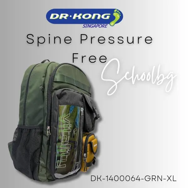 DR.KONG BACKPACKS XL SIZE DK-1400064-GRN(RP : $119.90)