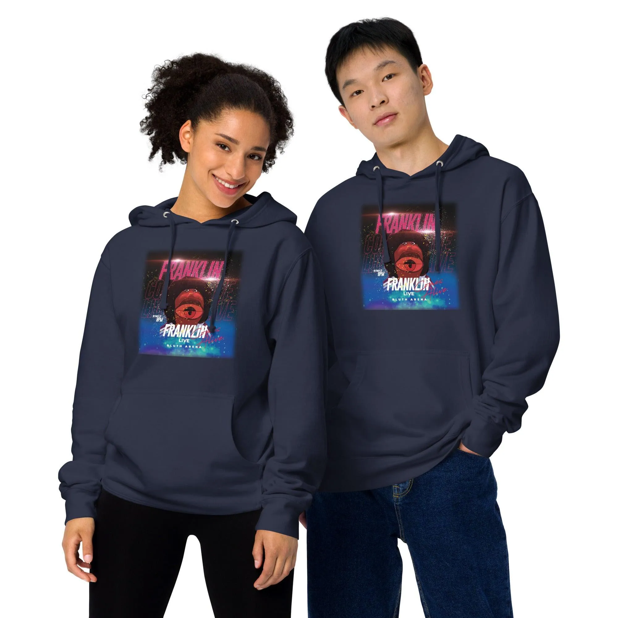 Franklin Comes Alive Live Unisex midweight hoodie