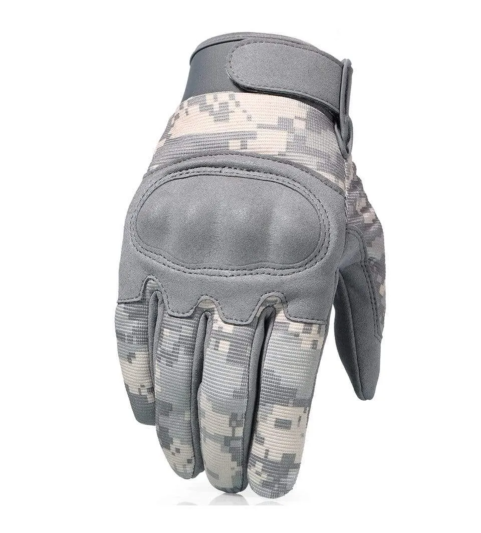 Full Finger Glove Airsoft Cycling Gloves Touch Screen Camouflage Tactical Mittens Military Combat Shooting Paintball Hiking Men