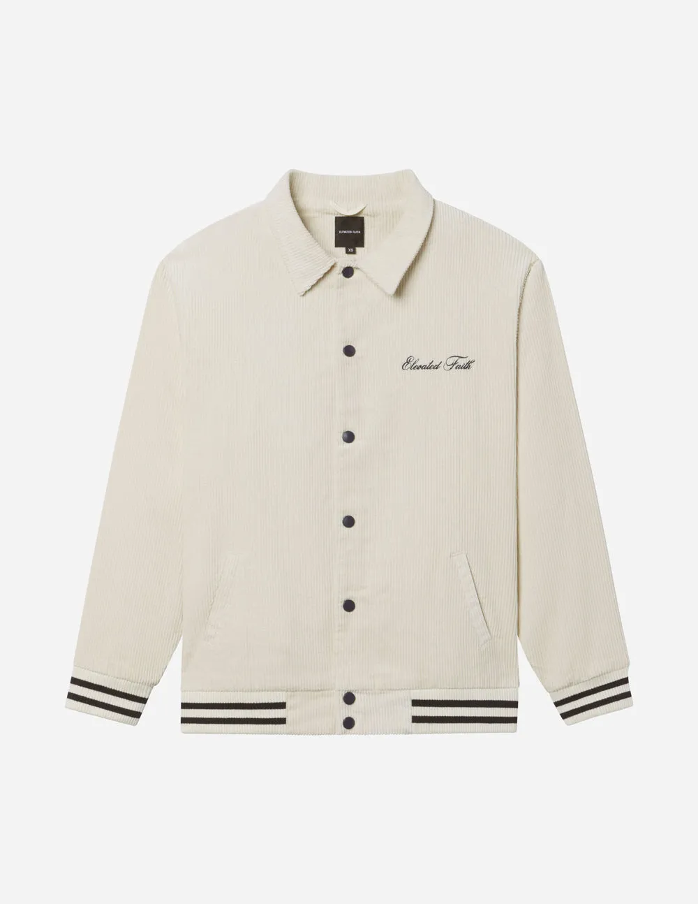 God of Miracles Ivory Bomber Jacket