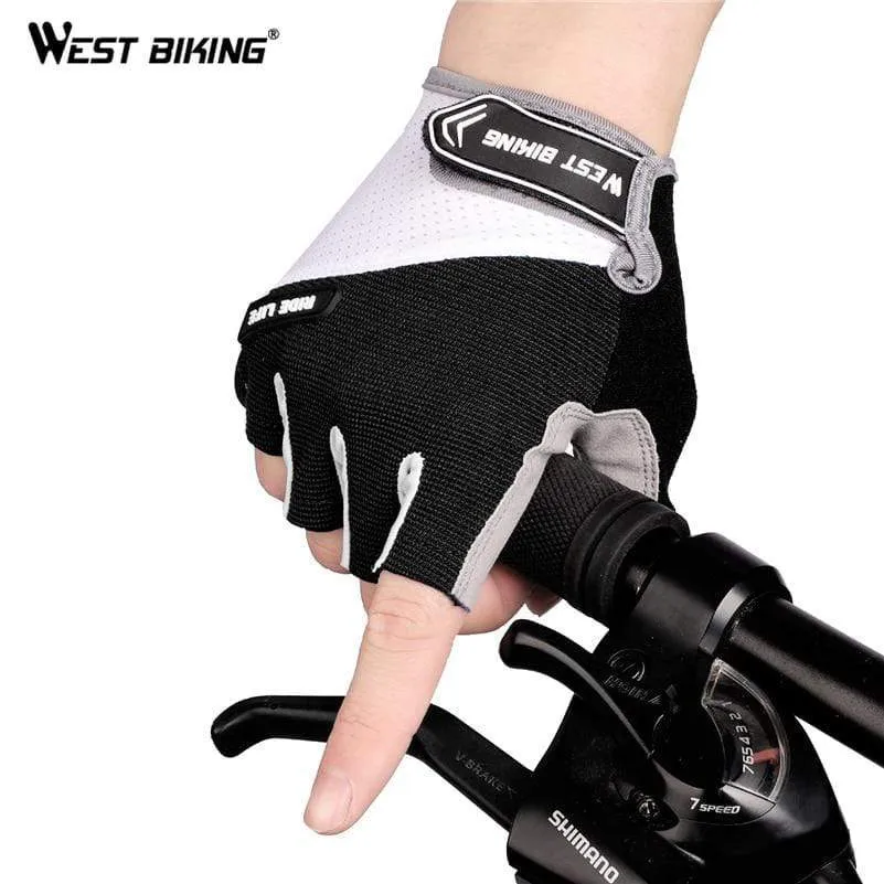 Half Finger Cycling Gloves Outdoor Sports MTB Bicycle Gloves Pad Breathable Bike Motorcycle Fishing Cycling Gloves