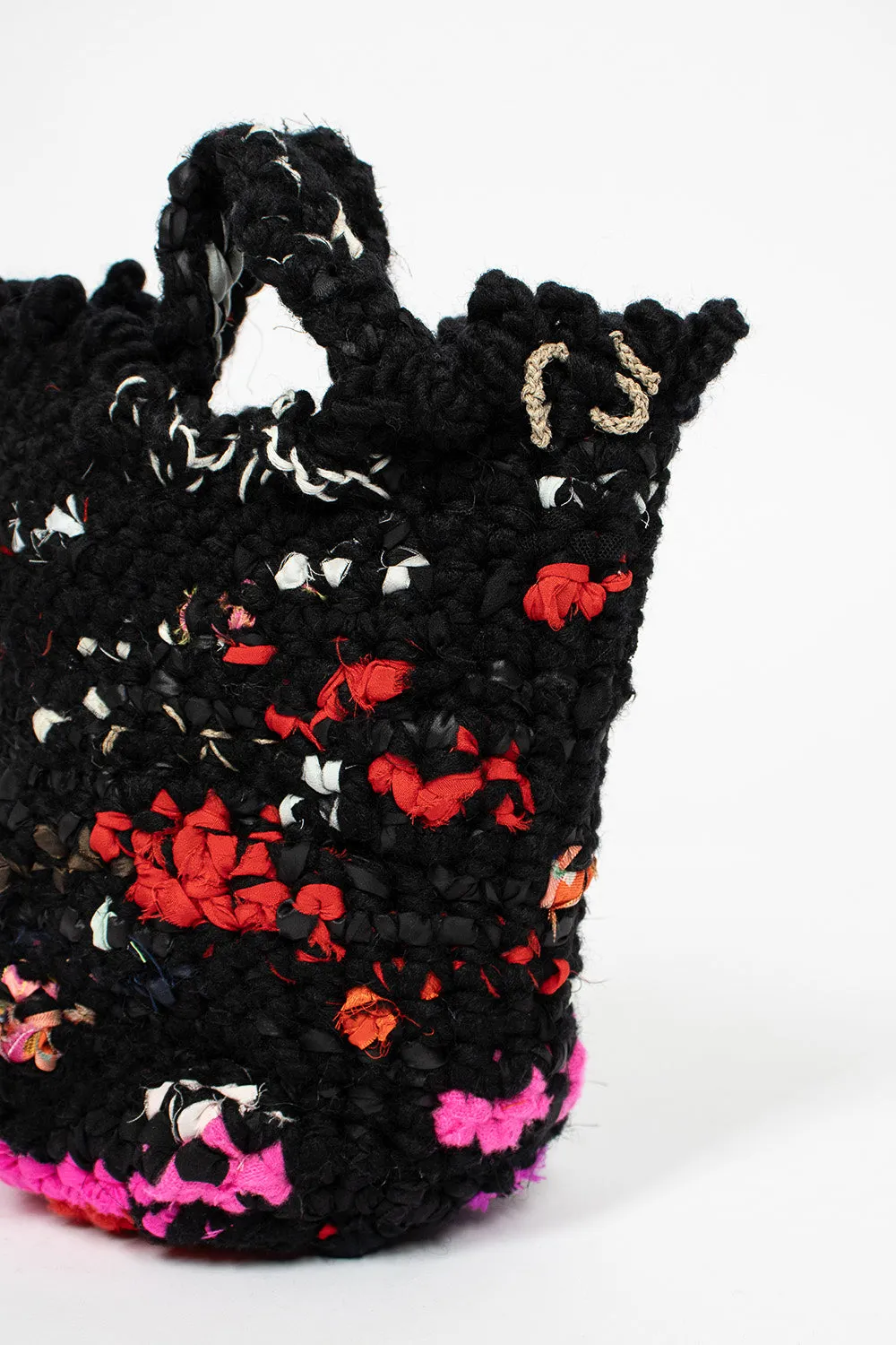 Hand Crochet Acustica Bag Black