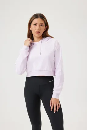 INSPORT WOMEN'S CARLA CROPPED LAVENDER PURPLE HOODIE