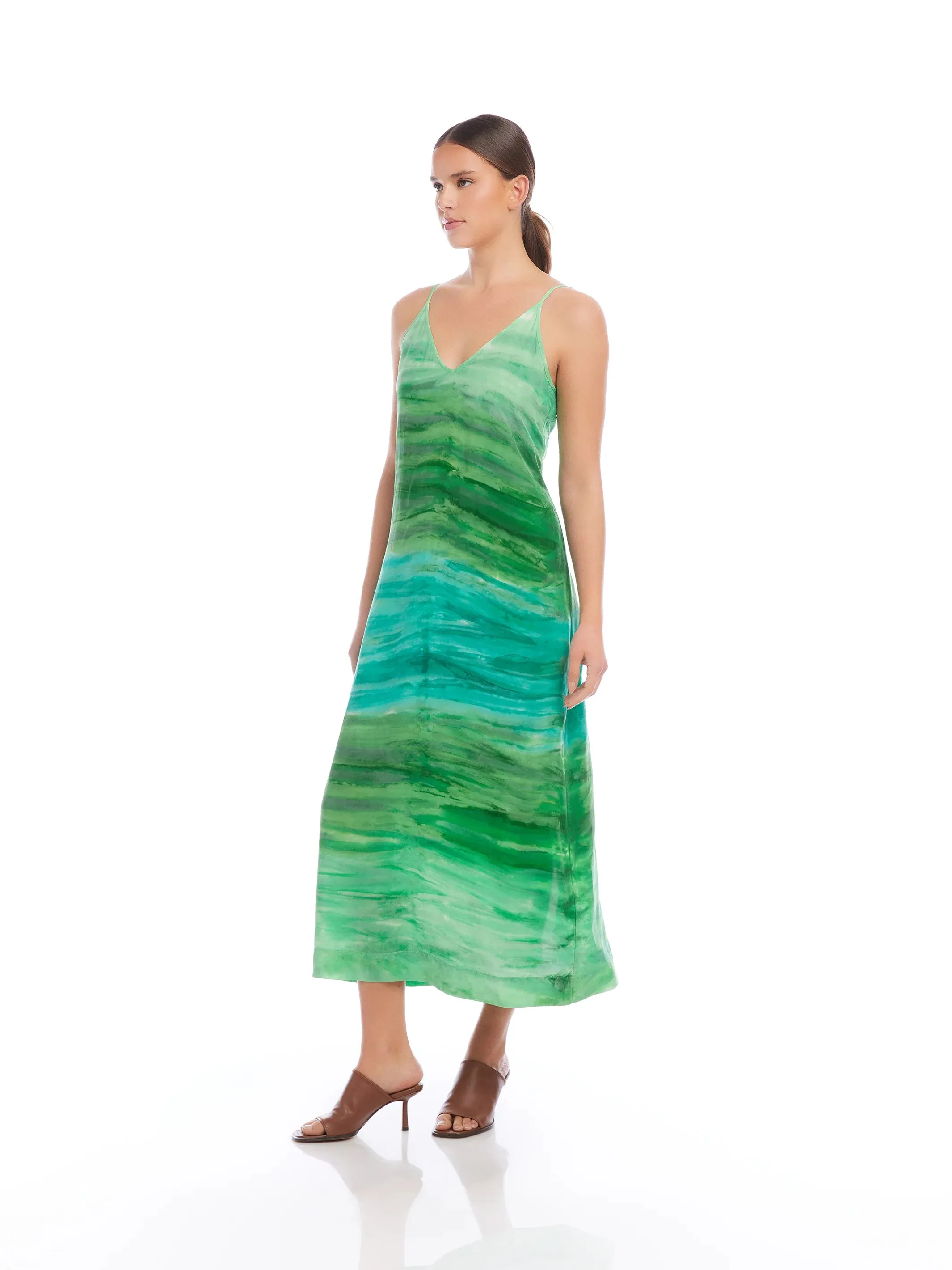 Jade Maxi Dress in Tie-Dye