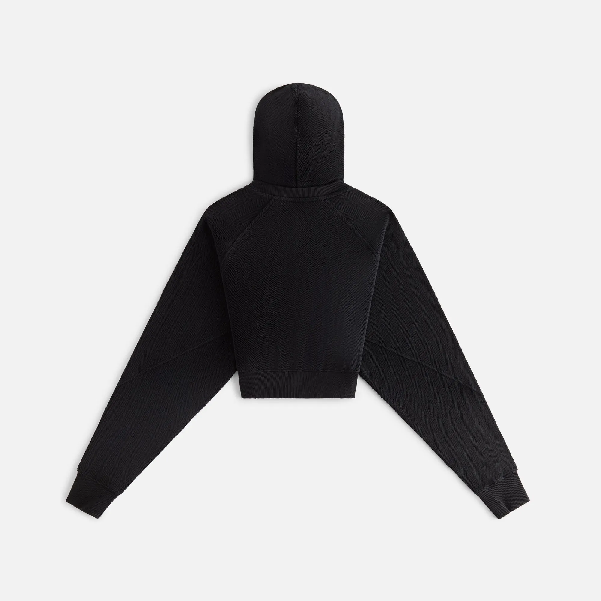 Kith Women Hillside Henley Hoodie - Black