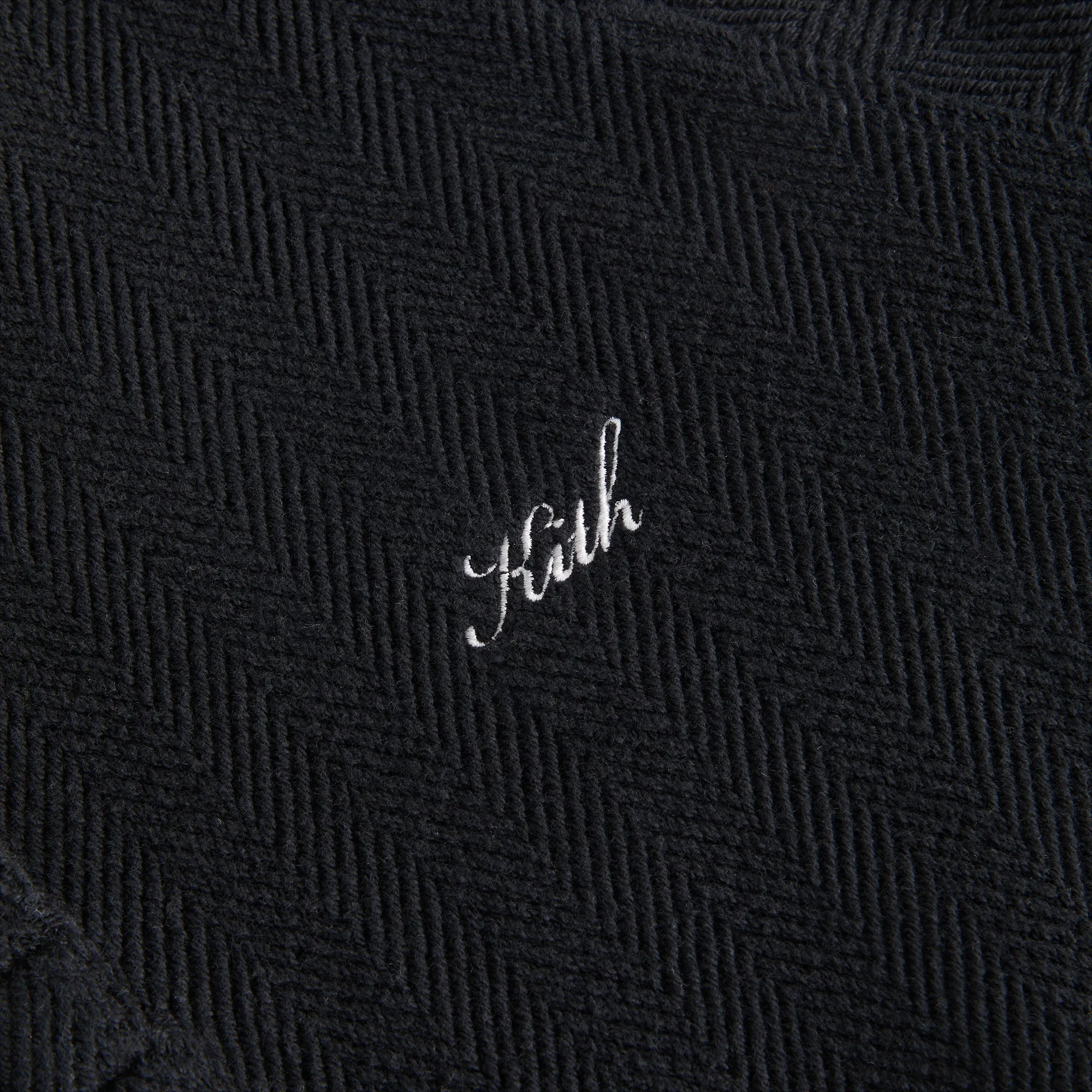 Kith Women Hillside Henley Hoodie - Black