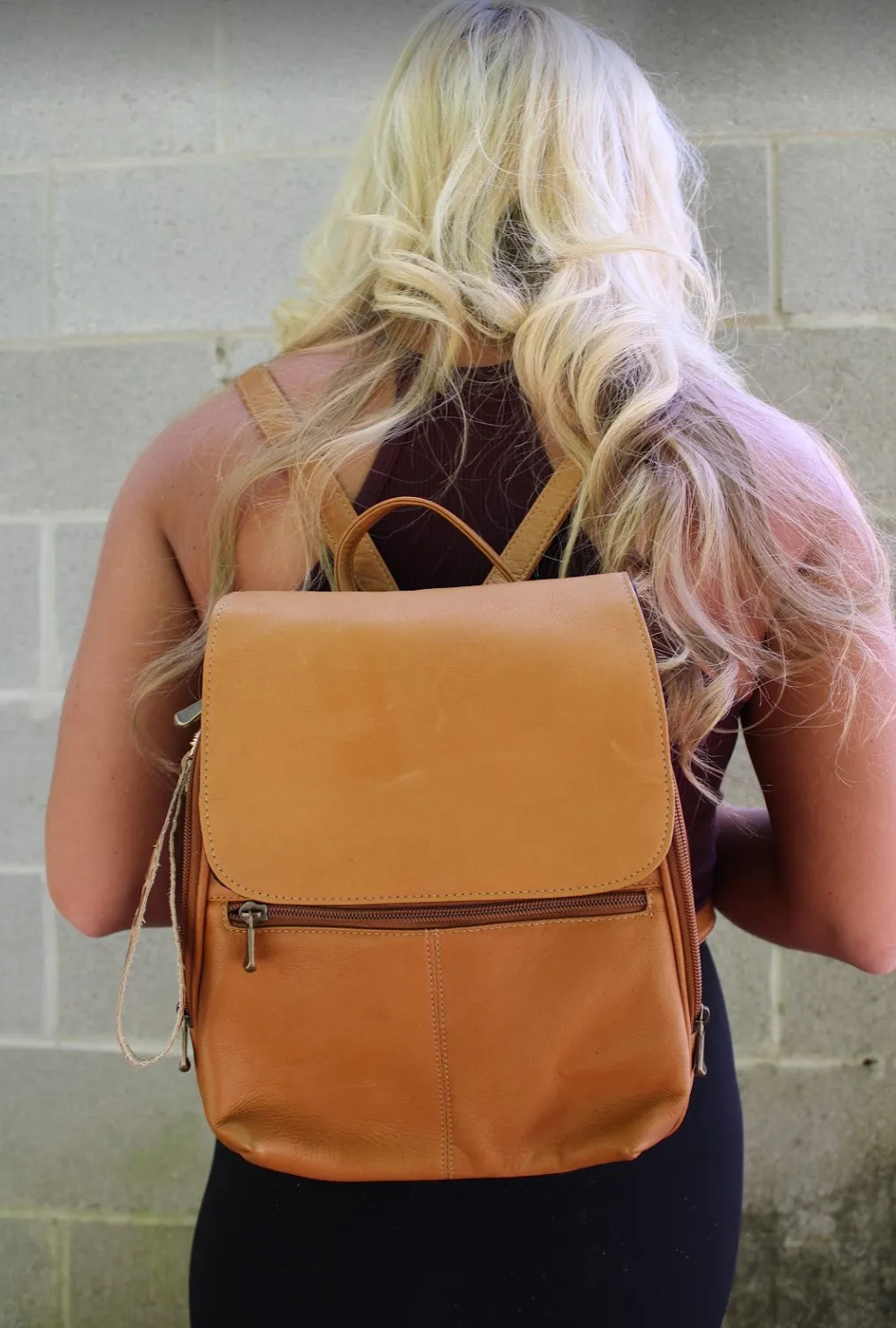 Leather Backpack