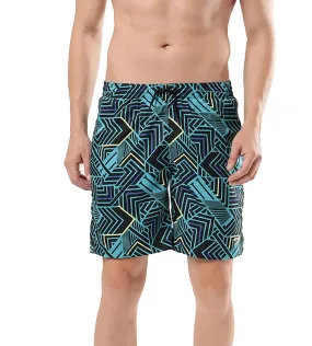 Men's Essential Sport Allover Watershorts - True Navy  &  Aquarium