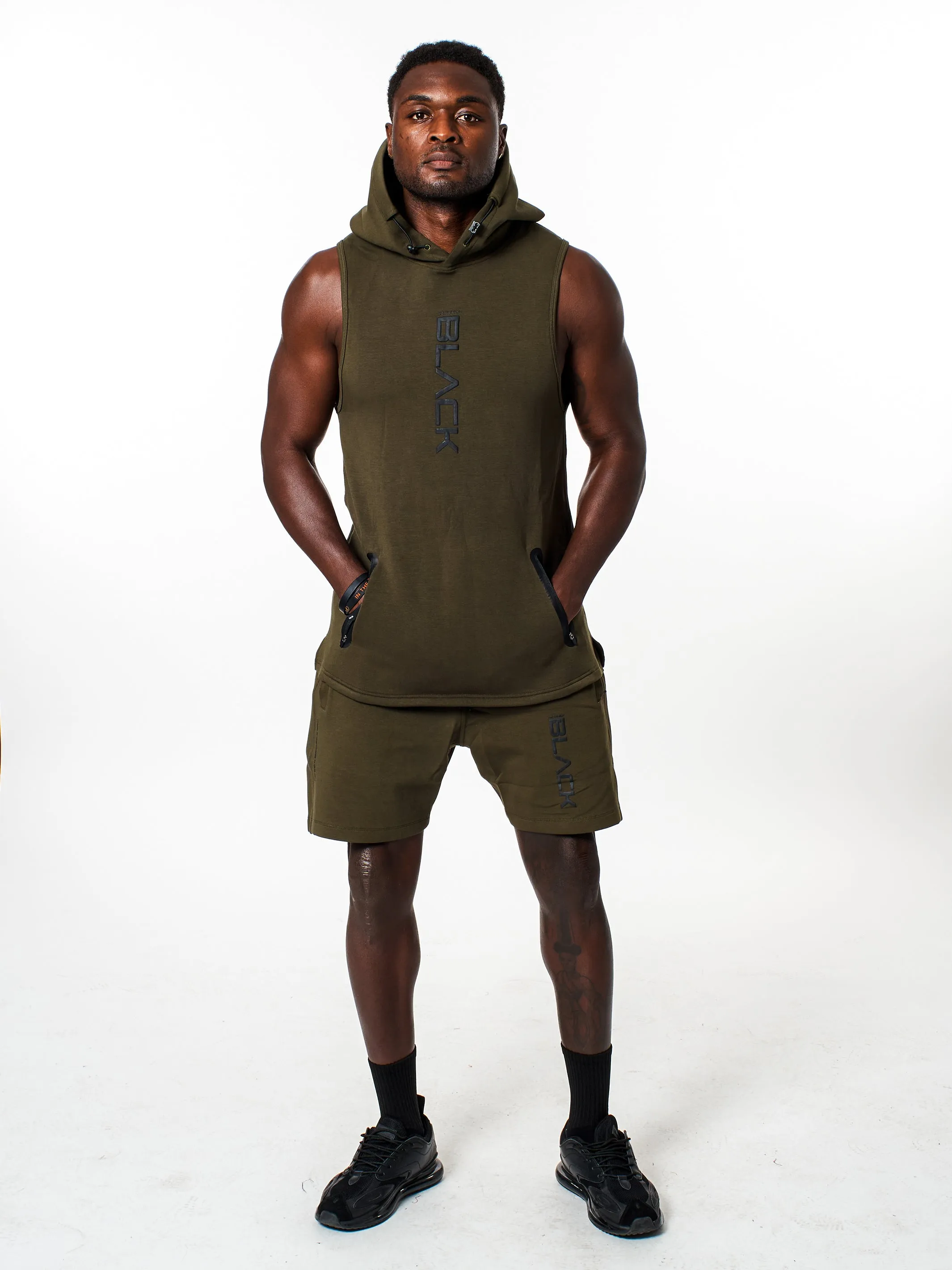 Men's Performance Tech Color Sleeveless Hoodie