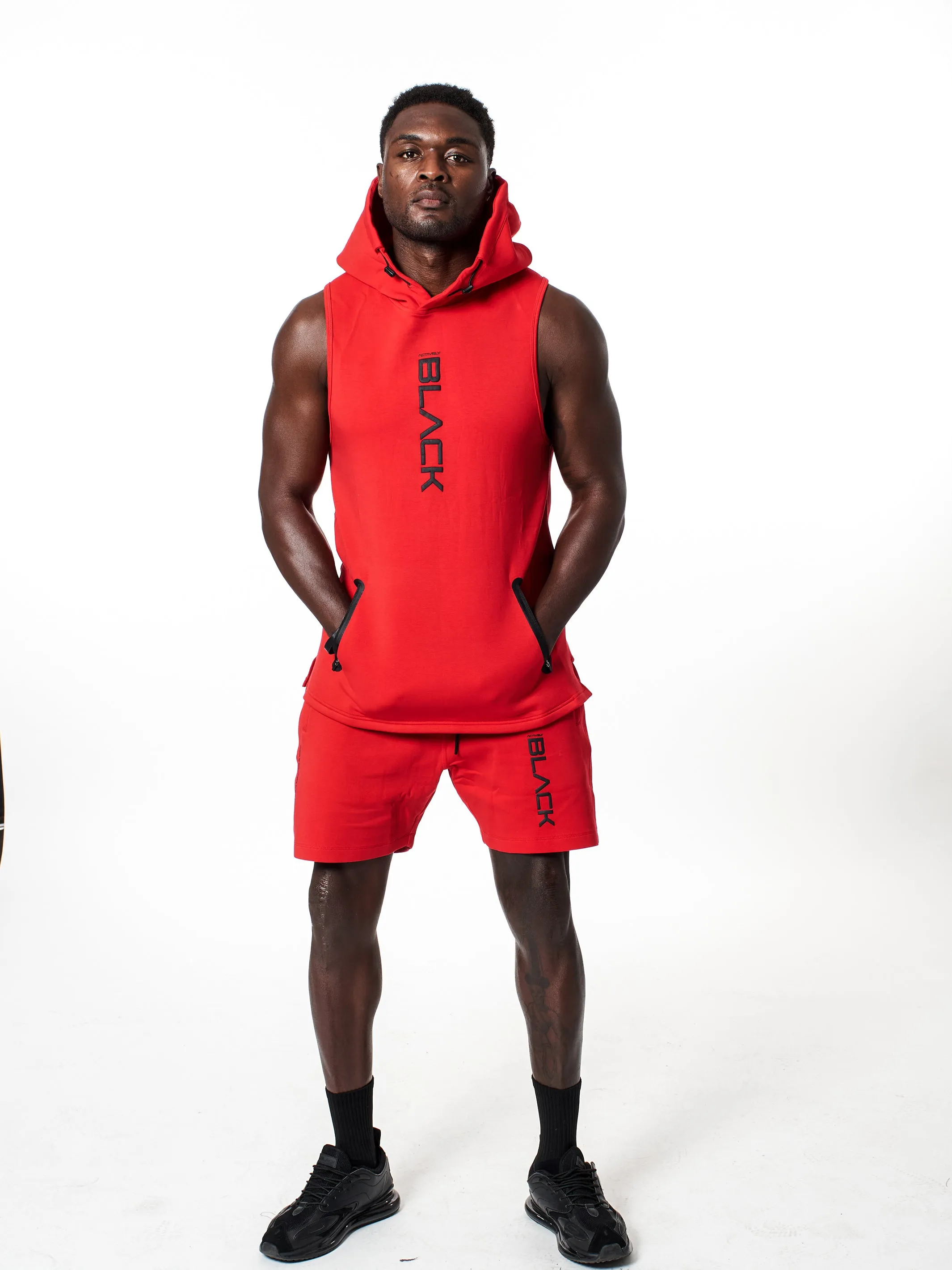 Men's Performance Tech Color Sleeveless Hoodie