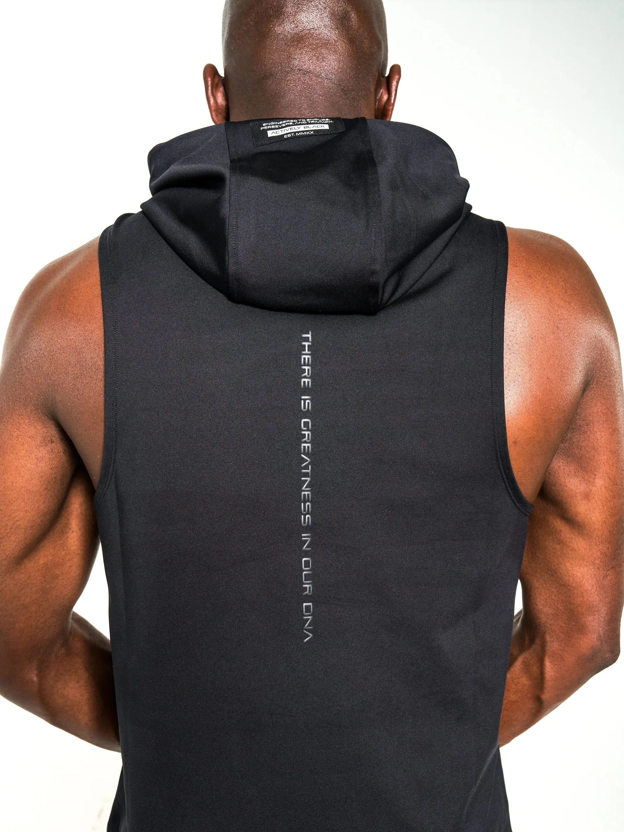 Men's Stealth Sleeveless Performance Hoodie