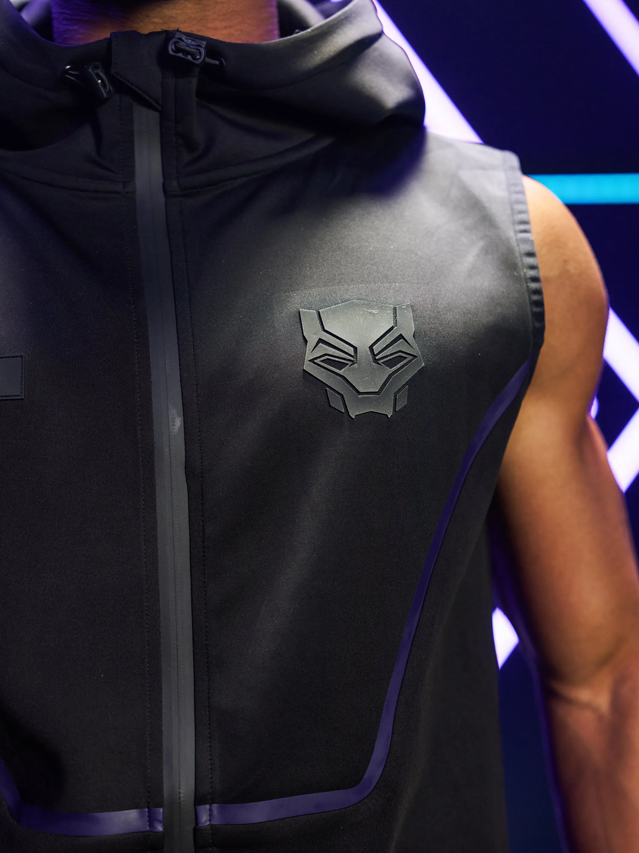 Men's Wakanda Athletics Vibranium Sleeveless Hoodie