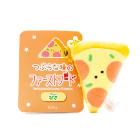 Mini Plushie Key Chain Pizza