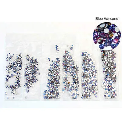 Multi -Size flatback rhinestone packs