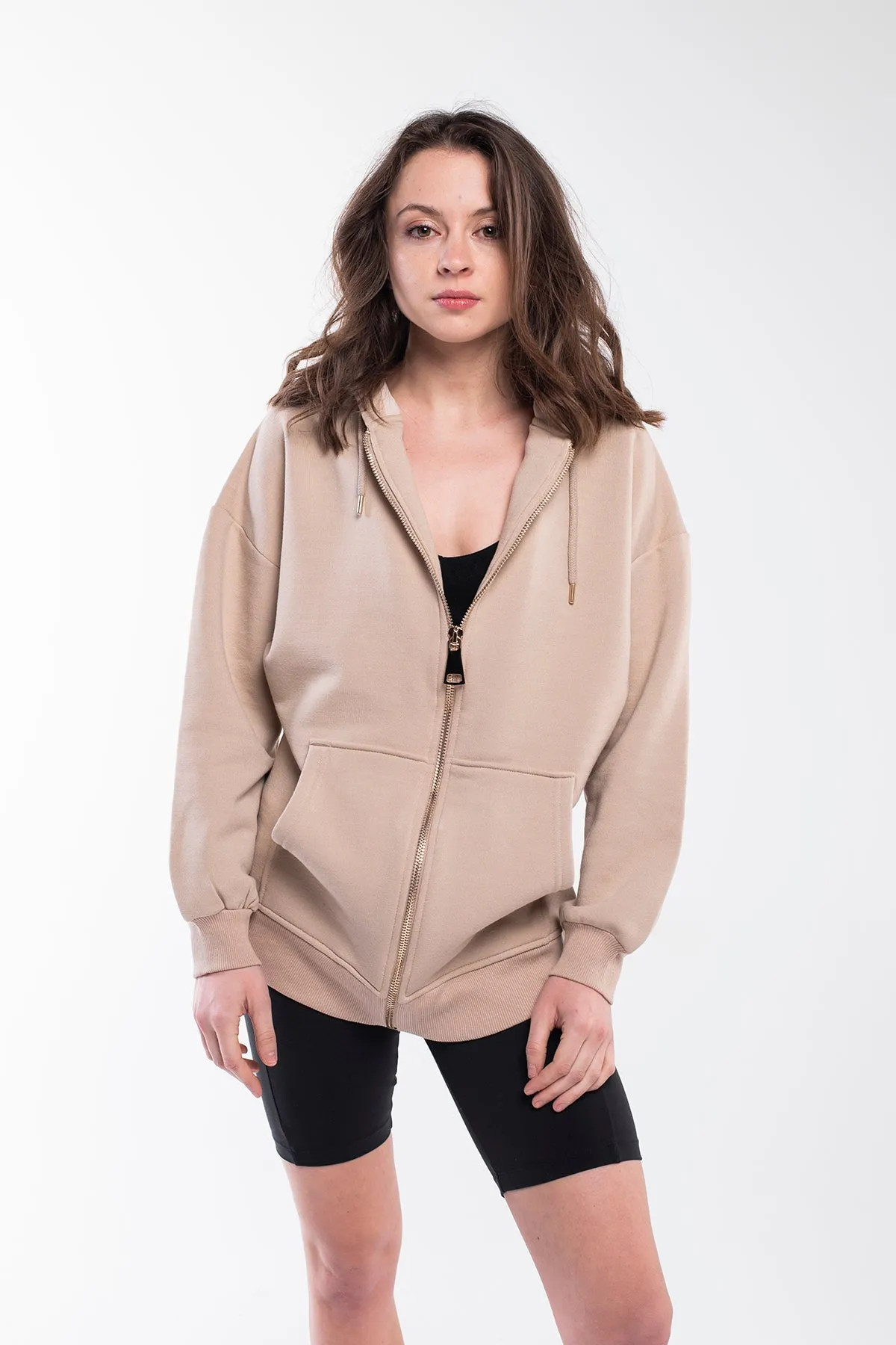 Oversize Zipped Hoodie