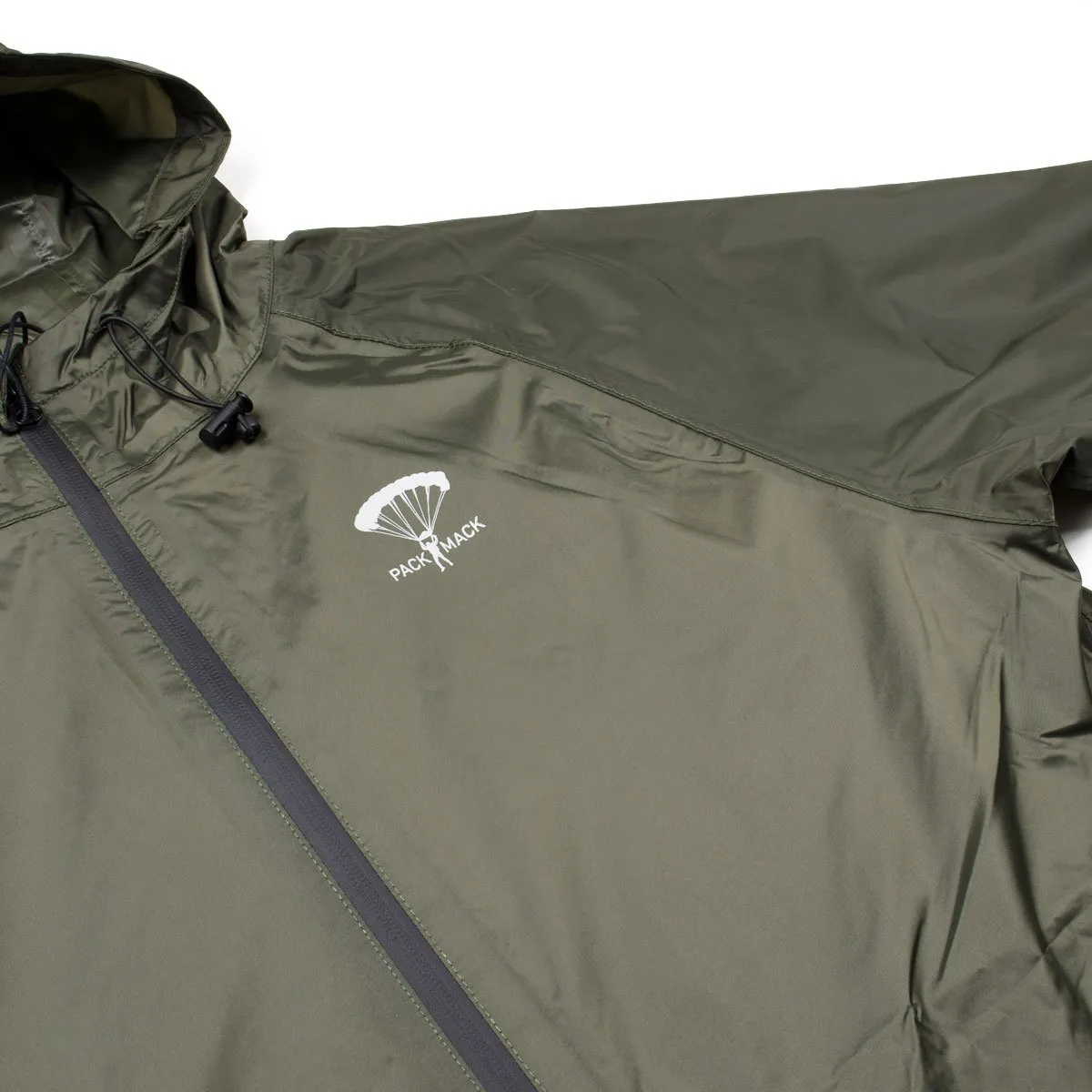 Packmack - #300 Parka Full Zip Raincoat - Olive Drab