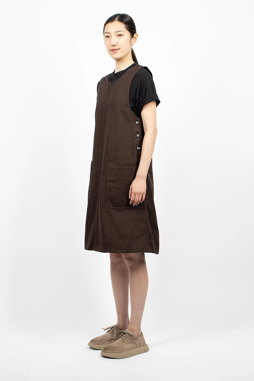 Patch Pocket Day Dress Ebony