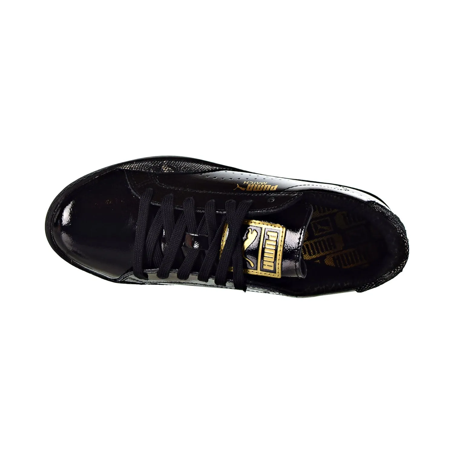 Puma Match Lo Pnt Snake Women's Shoes Puma Black/Gold