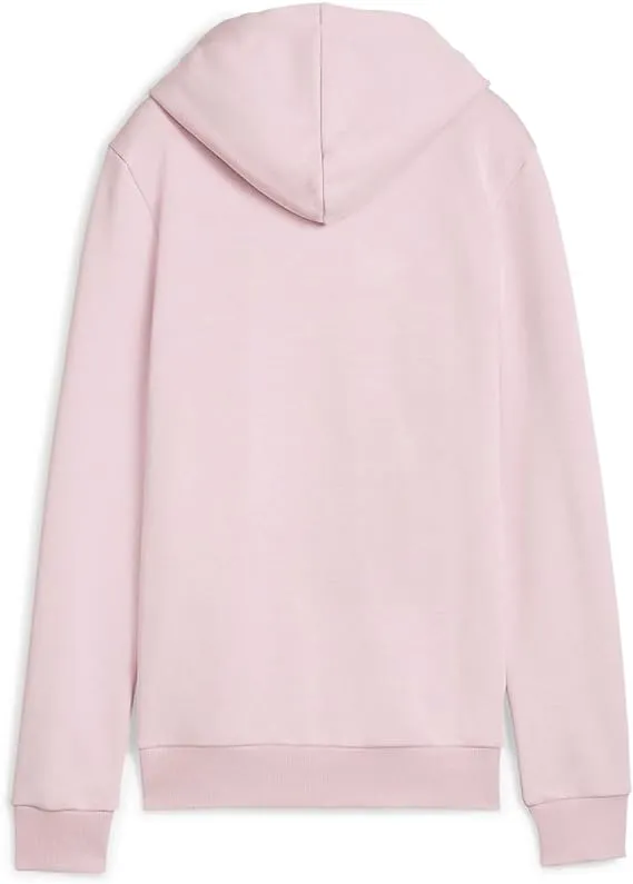 PUMA WOMEN'S ESS LOGO FLC PINK HOODIE