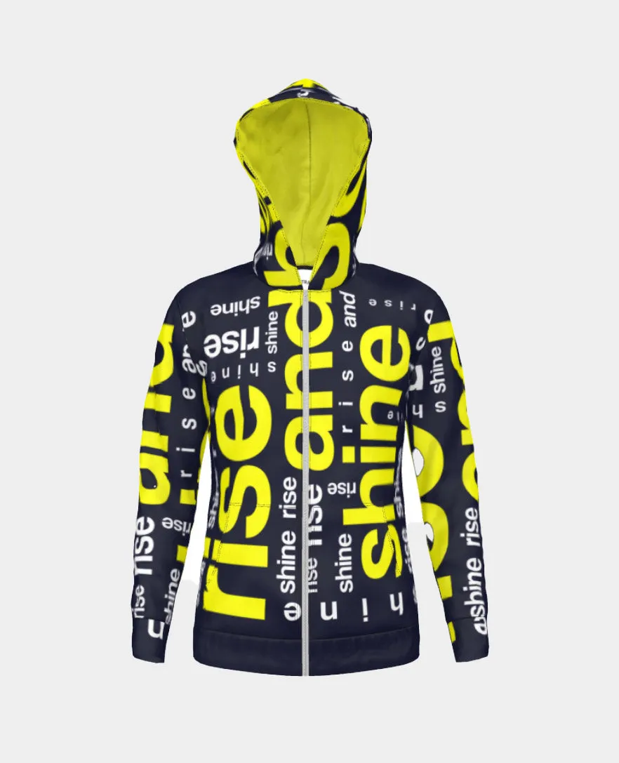 "Rise and Shine" Zippered Hoodie