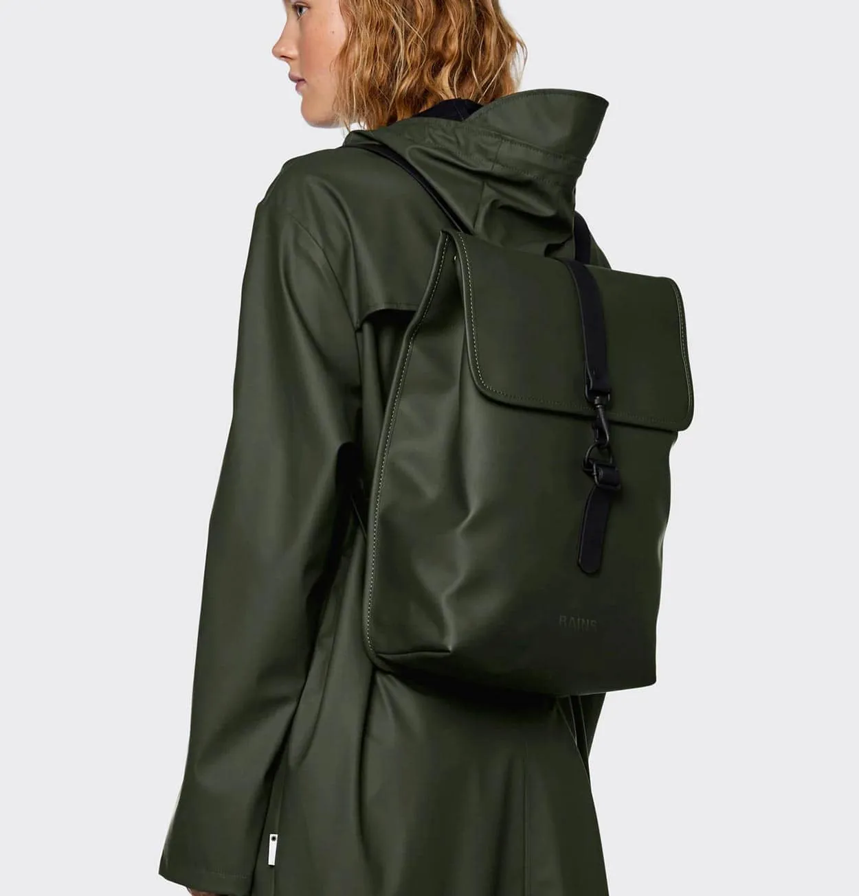 RAINS Rucksack in Green