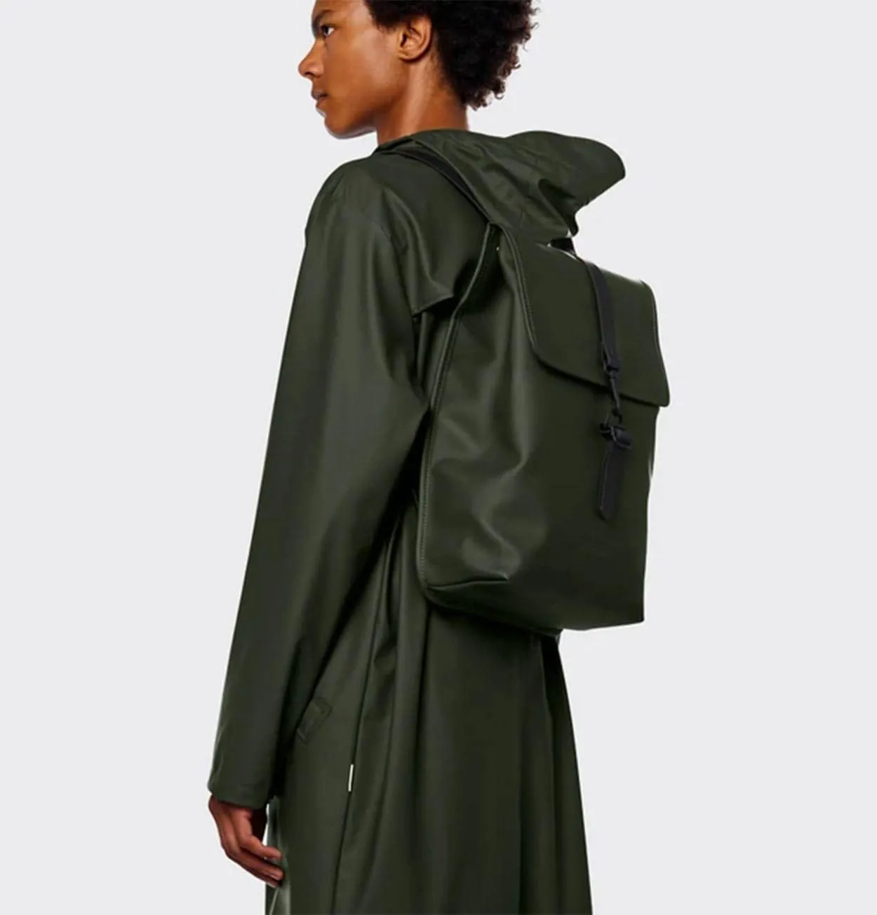 RAINS Rucksack in Green