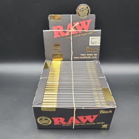 RAW Classic Black Rolling Papers - King Size Box