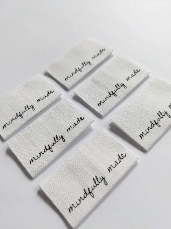 Sew-in Labels by Intensely Distracted | Mindfully Made