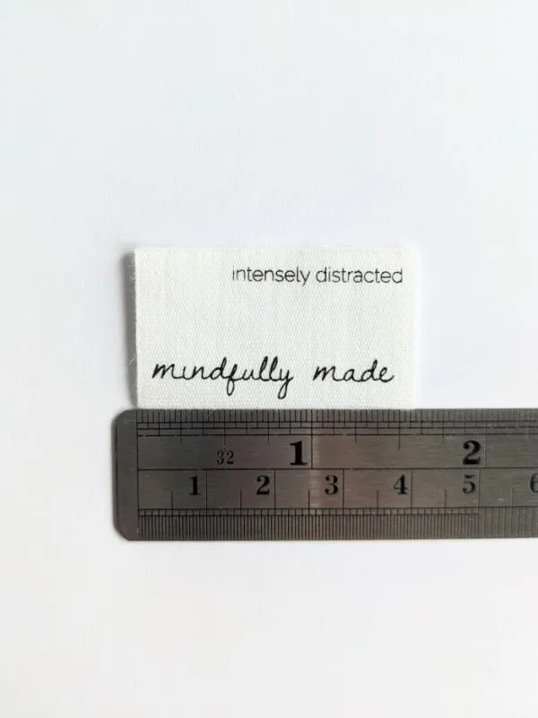 Sew-in Labels by Intensely Distracted | Mindfully Made