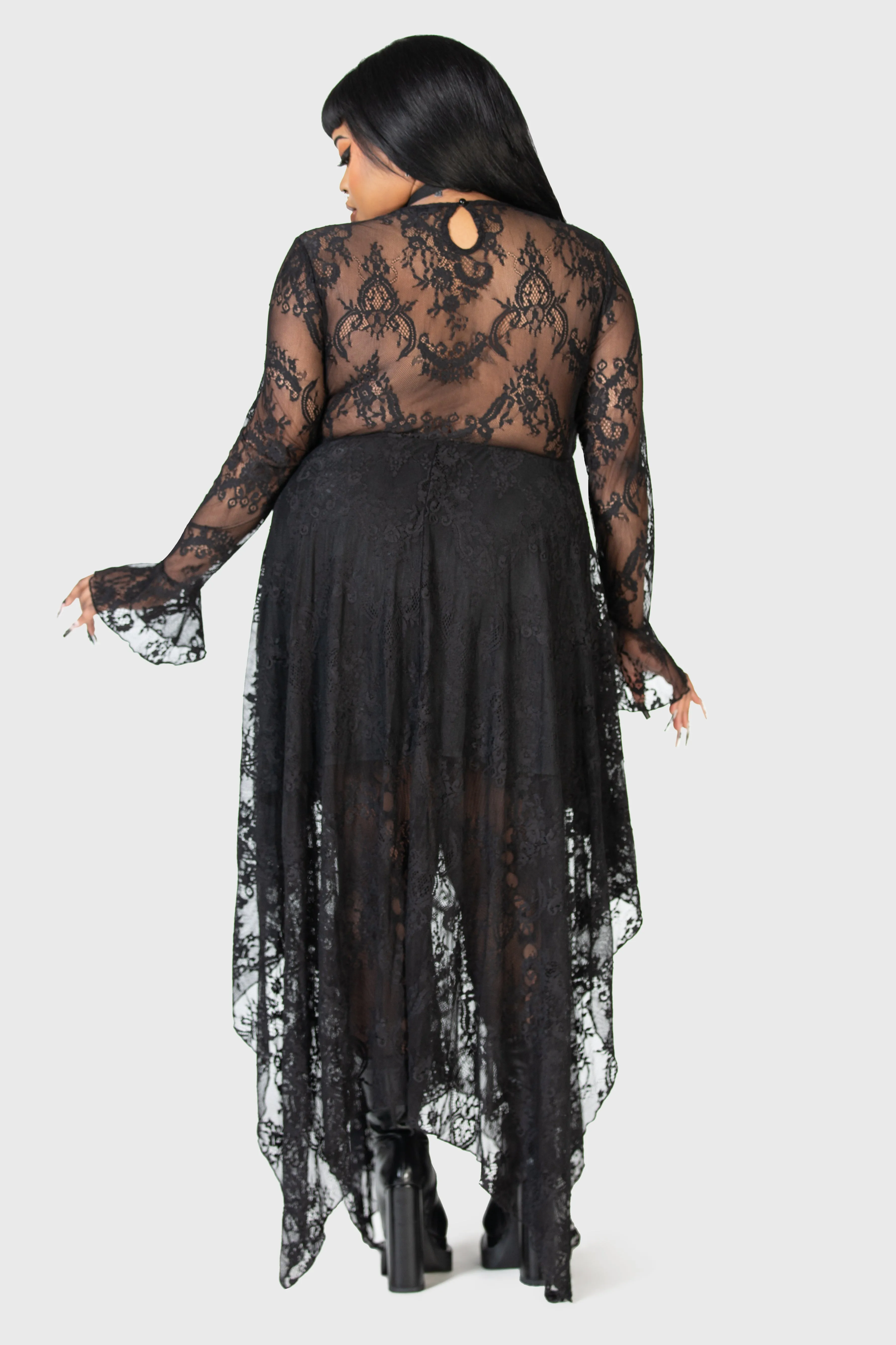 Shadow Figure Maxi Dress [PLUS]