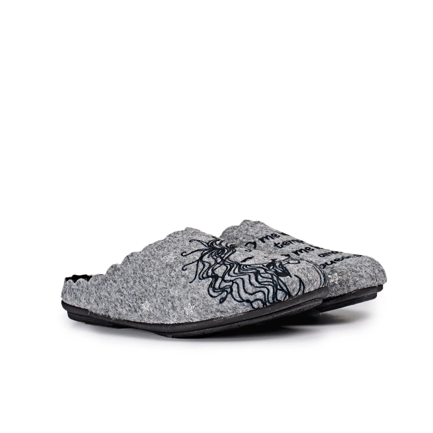 Slippers Wake Up Gris - PACK