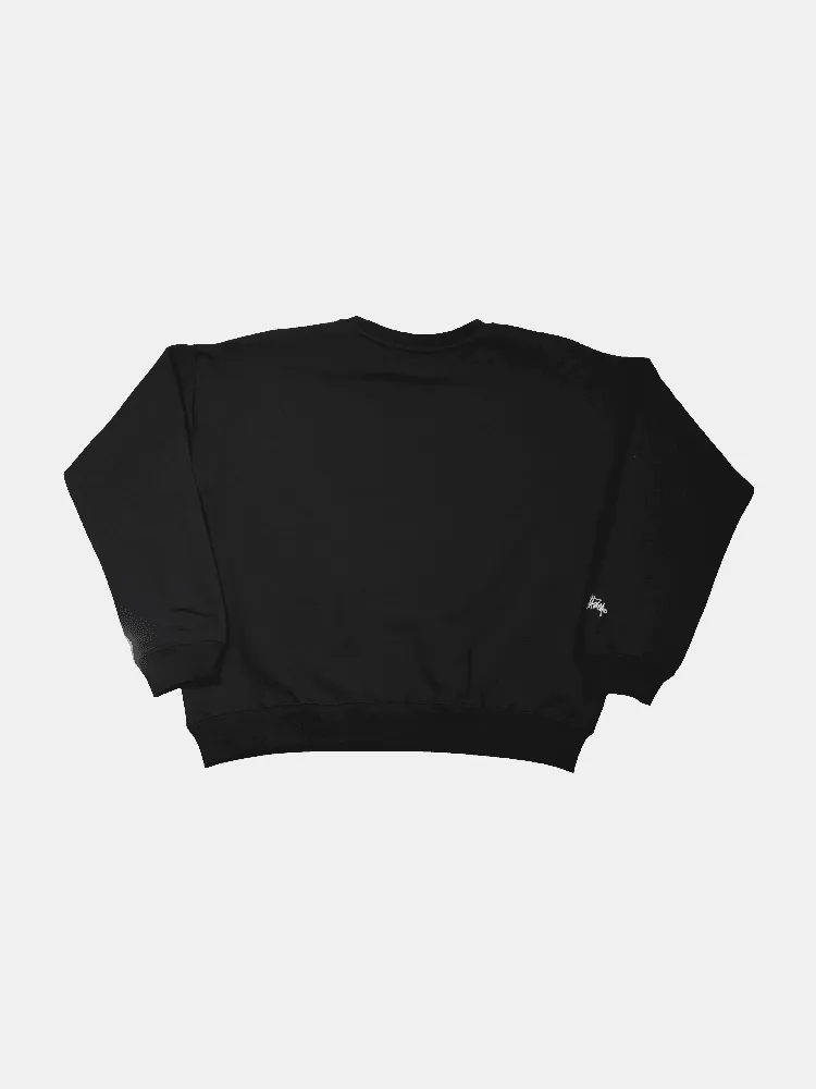 Stussy Alcott OS Crew - Black