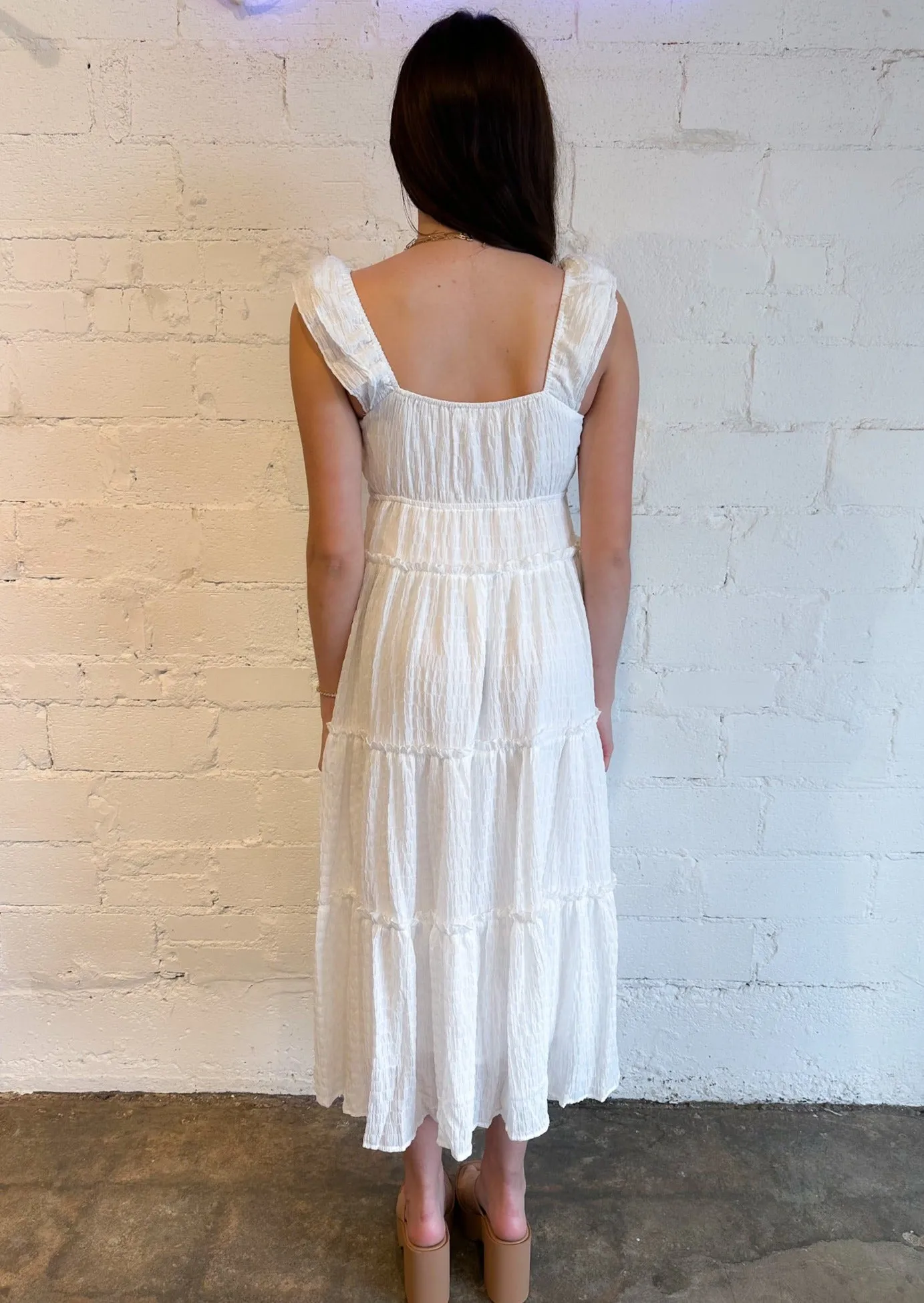 White Sands Sweetheart Maxi Dress